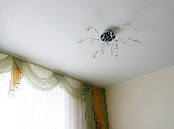 Фотографии тканевых потолков