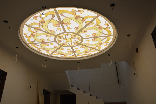 Фото потолка в частном доме