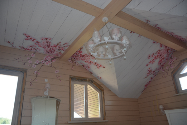 Потолок в частном доме