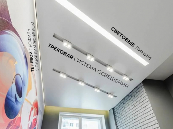 Натяжной потолок в детскую